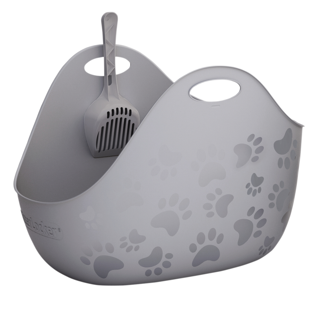 Litter Genie Cat Litter Box Grey With Scoop - Angelcare