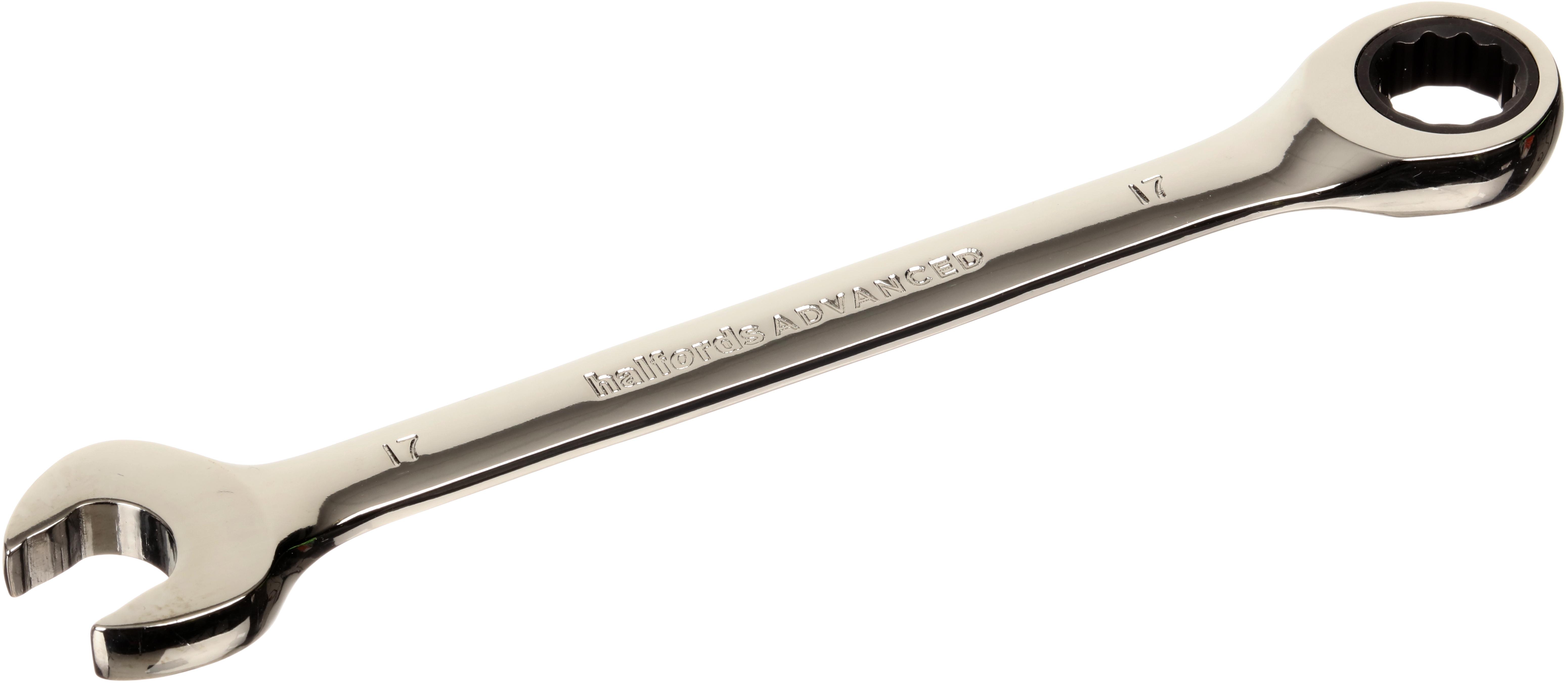 Halfords Advanced Surface Drive Ratchet Spanner 17Mm