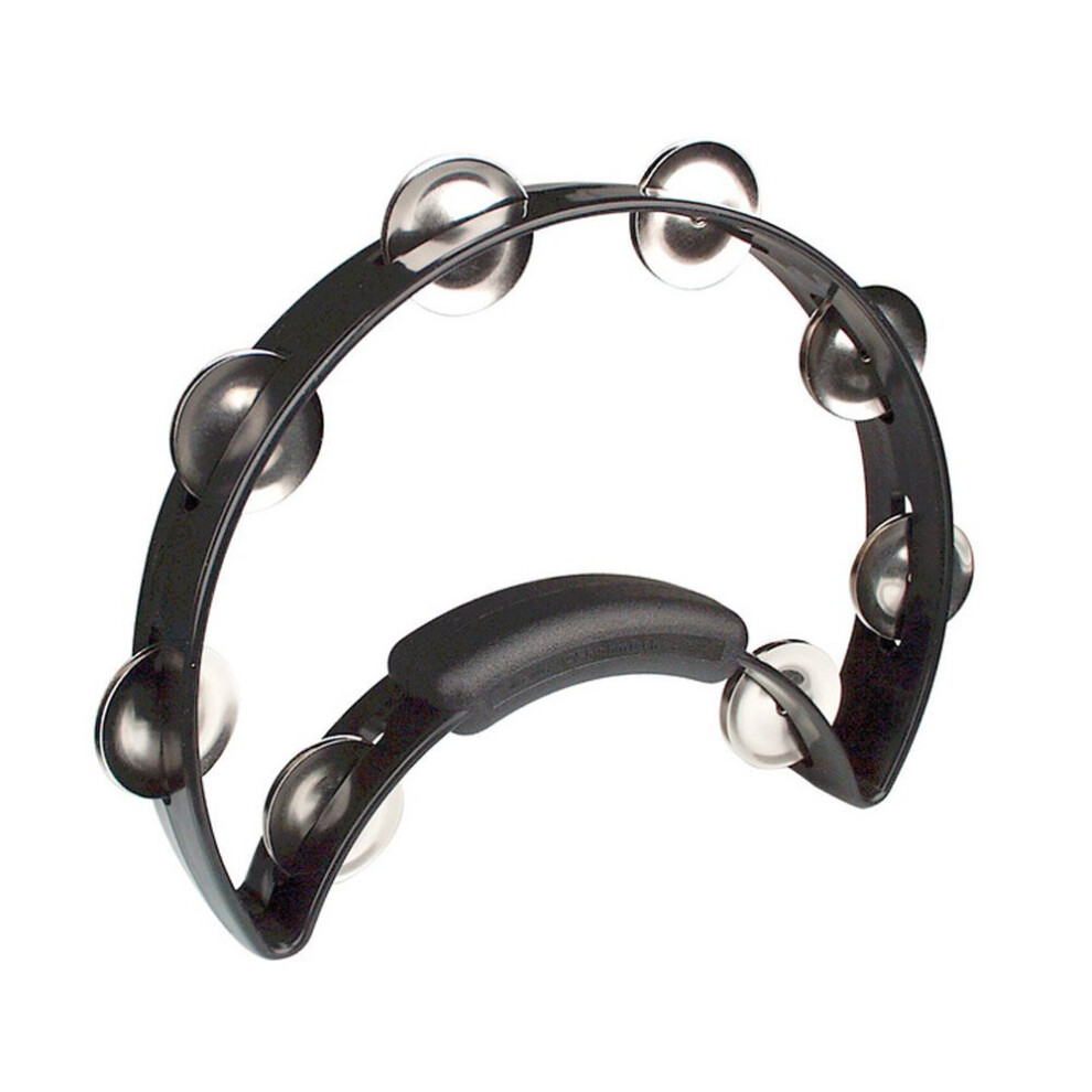 Rhythm Tech RhythmTech Tambourine, Black, inch (RT1210)