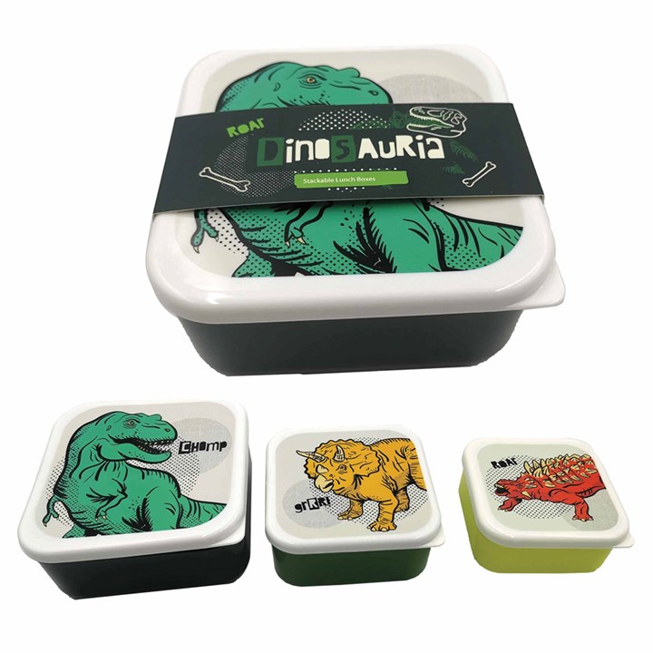 Dinosaurs Dinosaur Set of 3 Lunch Boxes