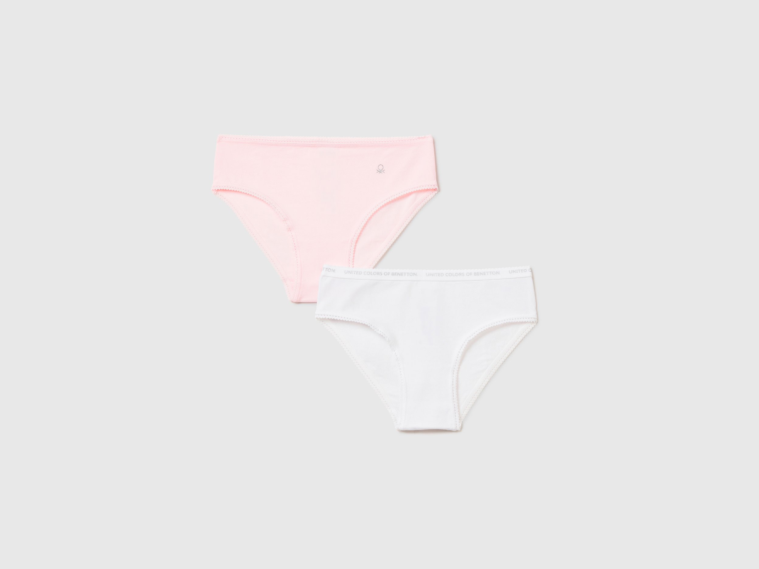 United Colors Of Benetton Benetton, Two Underwear In Stretch Cotton, taglia 90, Multi-color, Kids