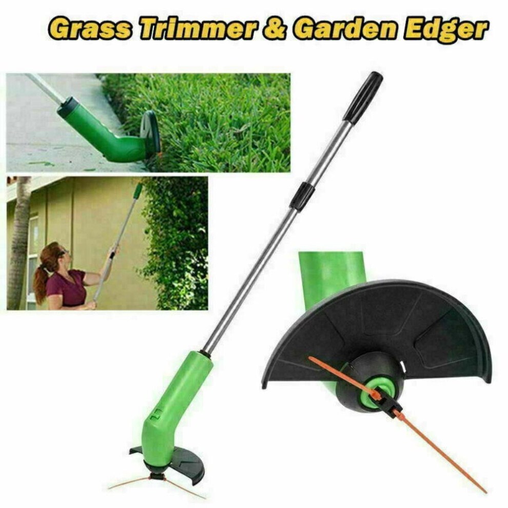 Unbranded Cordless Weed Trimmer Grass Strimmer Zip Trim Cutter Edger Lawn Garden