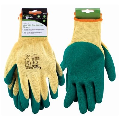 Green Blade - Latex Gardening Gloves - Extra Large - Green
