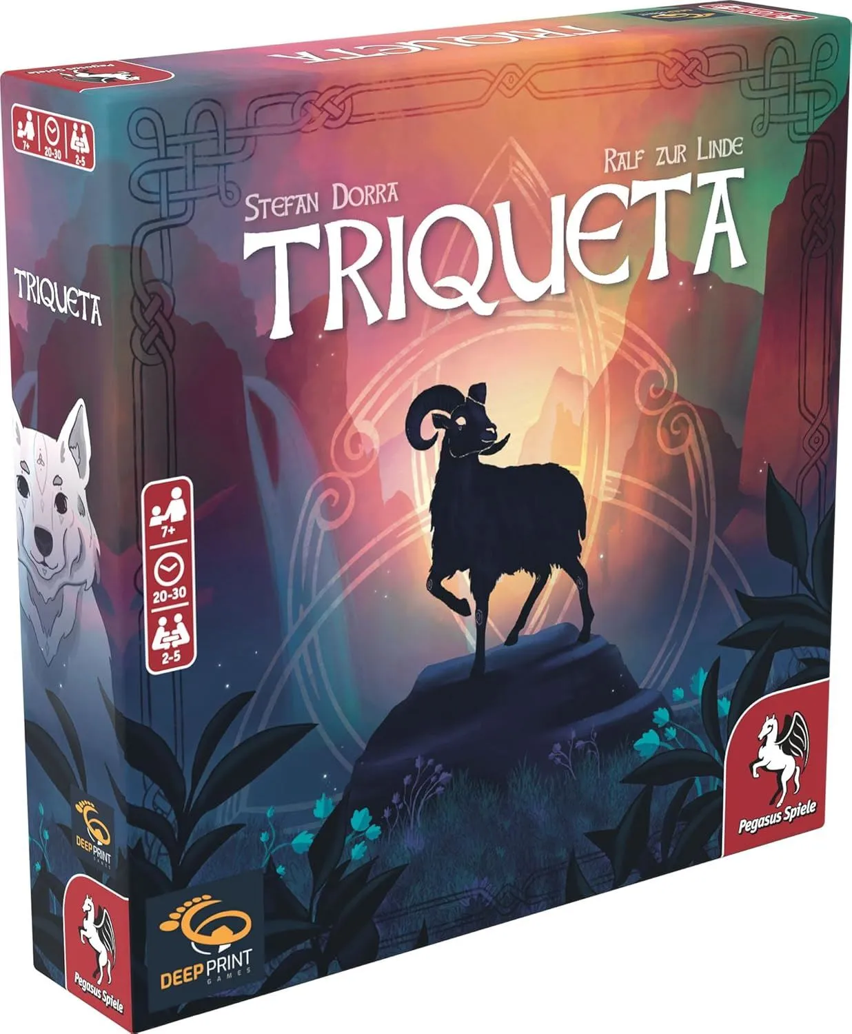 Pegasus Spiele Triqueta 2Nd Edition (Deep Print Games) Board Game