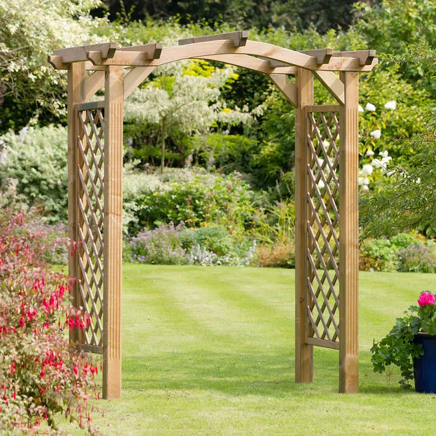 1.8m (5ft 10in) Venus Wooden Garden Arch  by Zest 4 Leisure®