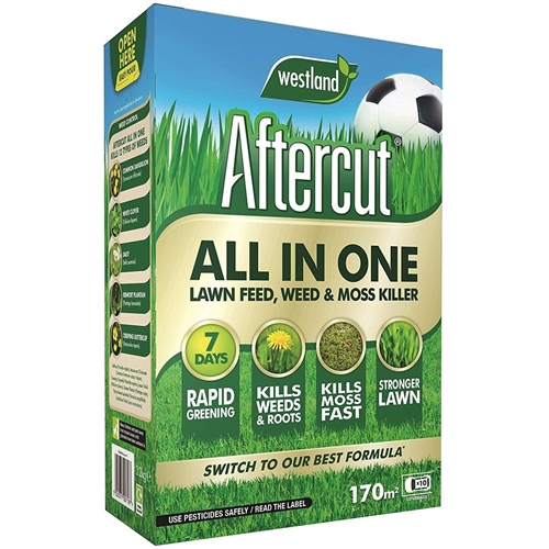 Westland Aftercut Aftercut All-in- All-in-One Lawn Feed, Weed and Moss Killer, 170 sq m, 5.44 kg