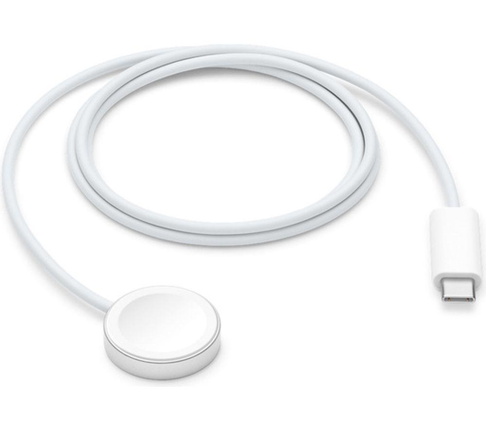 Apple Magnetic Fast Charger to USB-C Cable For Apple Watch, - White