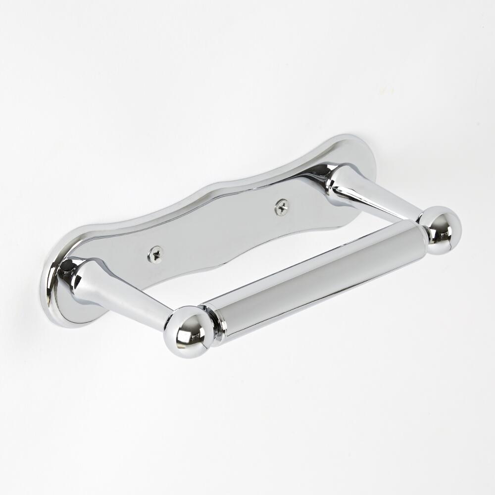 Hudson Reed Wall Mounted Traditional Toilet Roll Holder gray