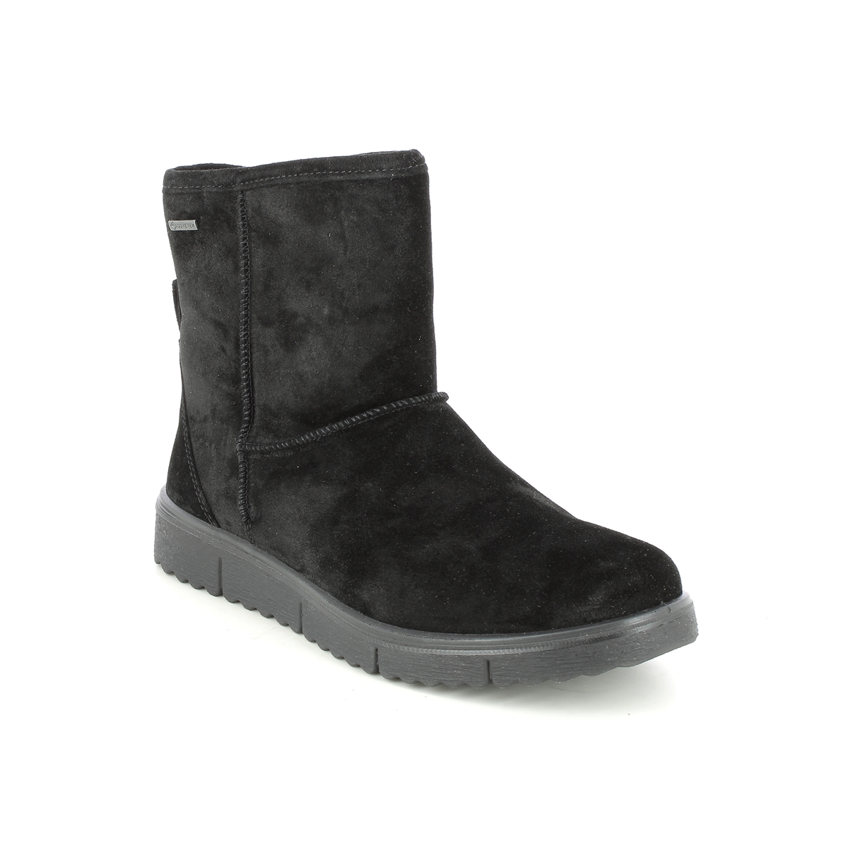 Legero 2000654-0000 Campania Lo Gtx Black Suede Womens Ankle Boots