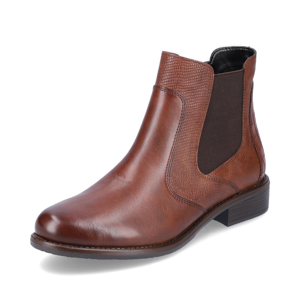 Remonte Oates Womens Chelsea Boots Colour: Brown, Size: 8 / 42