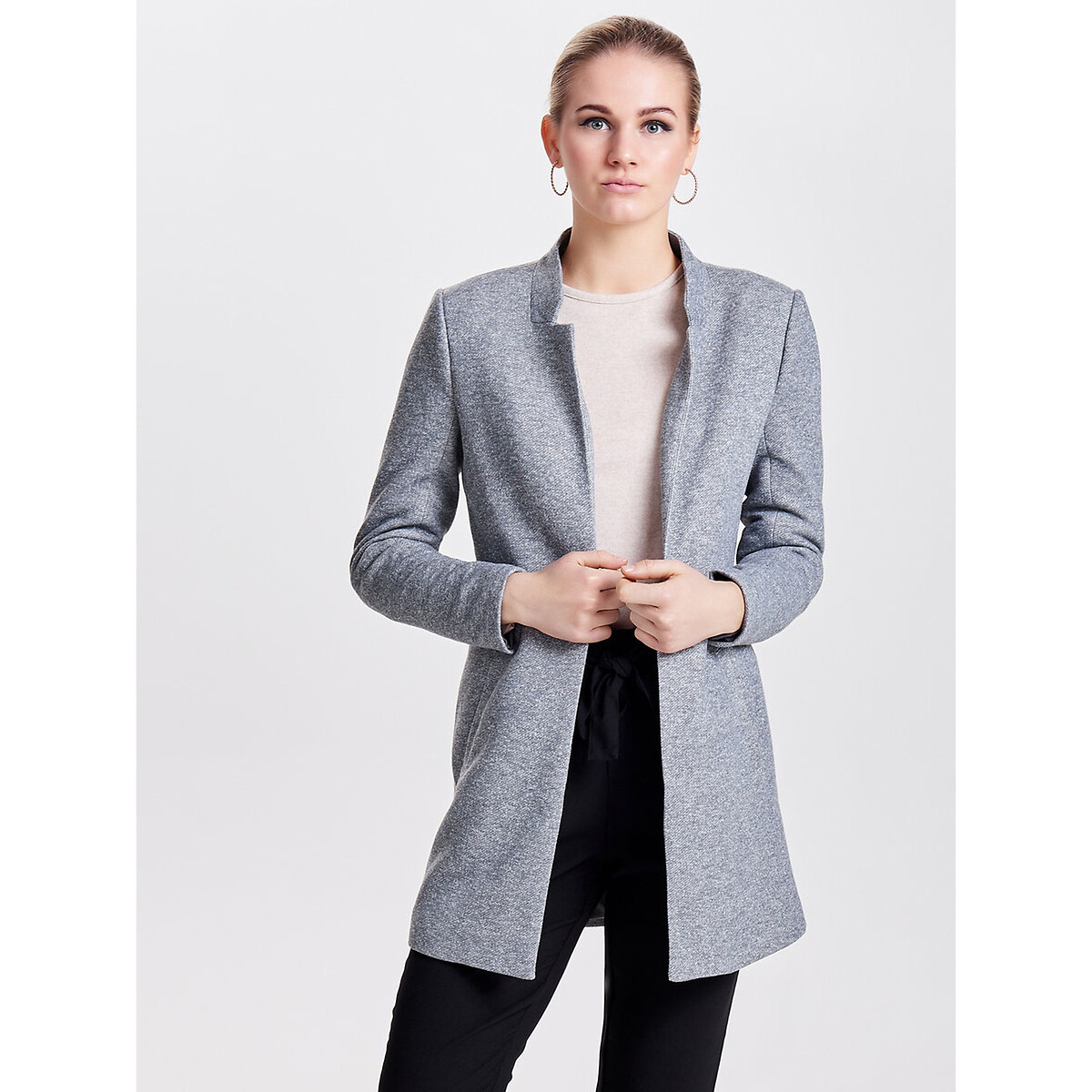 Only tailored coat in grey Grey