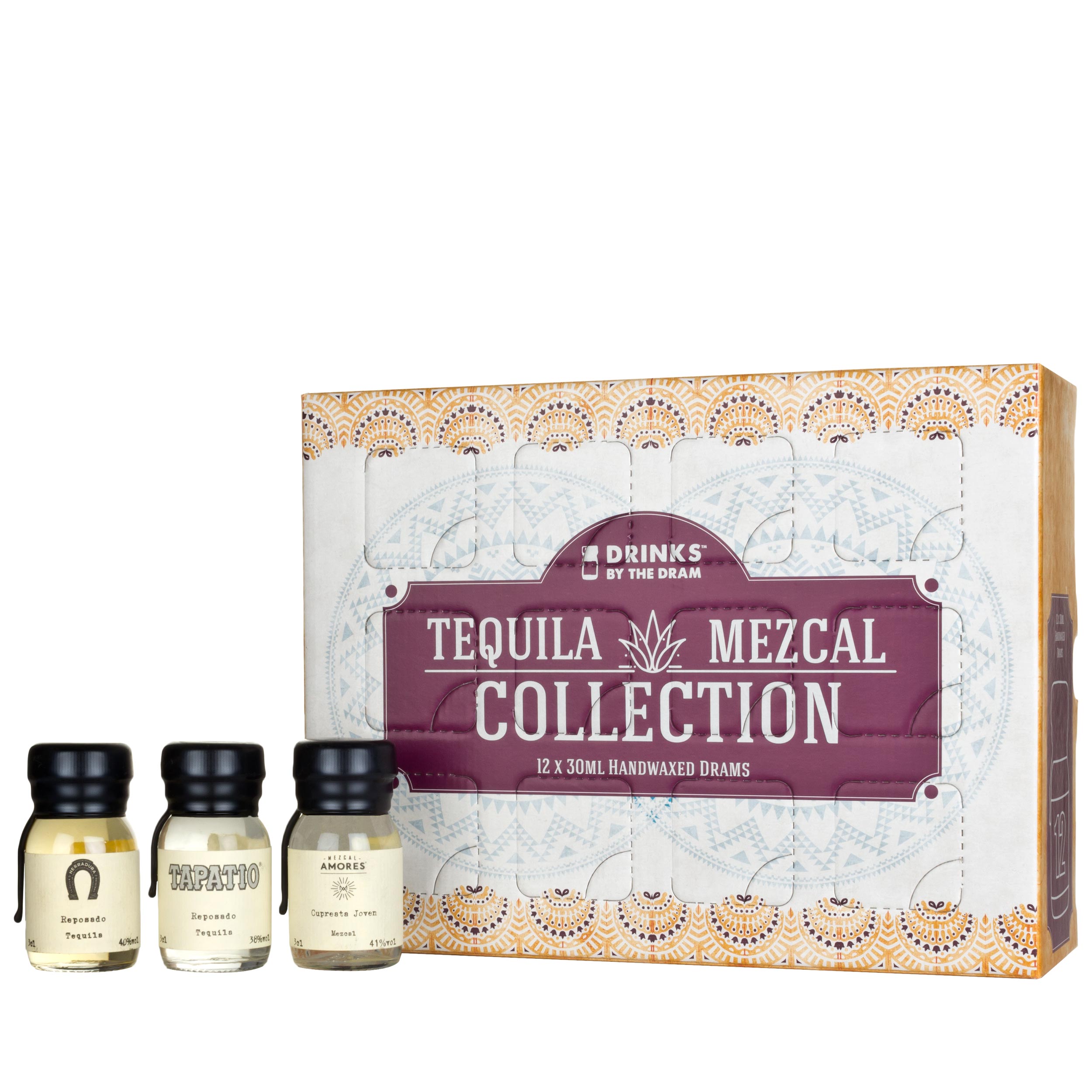 Drinks By The Dram 12 Tequila & Mezcal Collection Spirit Tasting set | ABV 40.50% 36cl