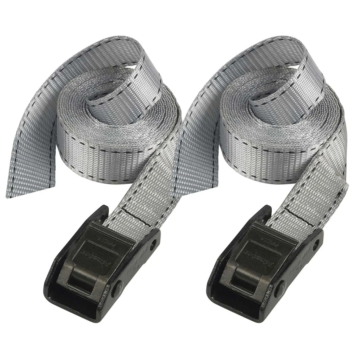 Master Lock MLK3110E Lashing Strap with Metal Buckle 2.5m 2 Piece