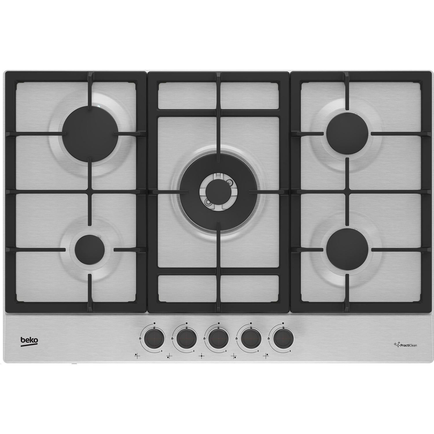 Beko HIAW75225SXE 75cm Gas Hob - Stainless Steel