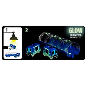BRIO Tunnel & Glow in the Dark Metro Train