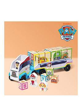 Melissa & Doug Melissa and Doug PAW Patrol ABC Wooden Block Truck