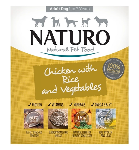  Chicken with Rice and Vegetables Adult Wet Dog Food in Tray - 400g