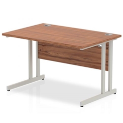 Dynamic Impulse Circle Meeting Table with Silver Legs