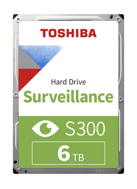 Toshiba S300 6TB SATA III 3.5" Hard Drive - 5400RPM, 256MB Cache