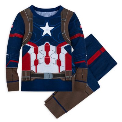 Marvel 's Captain America Costume Pyjamas - From Disney Store