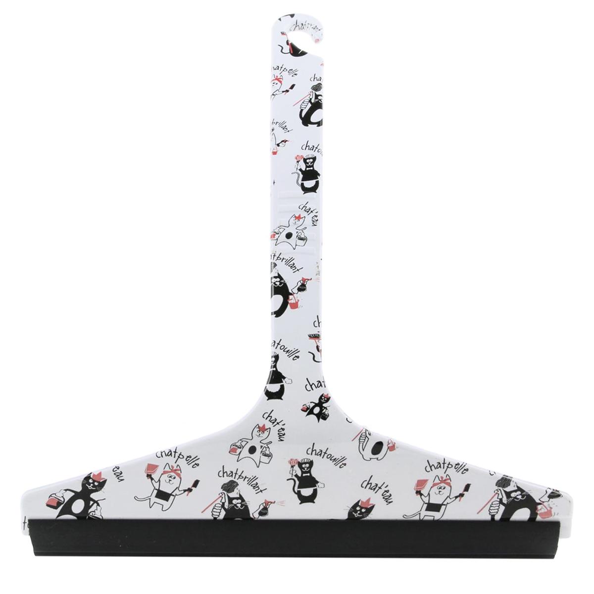  [Q3199] - Window squeegee 'Cats' white black - 24x20 cm white