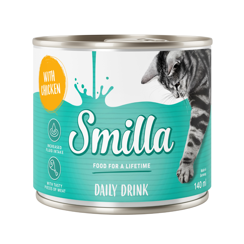 Smilla Cat Drink with Chicken - Saver Pack: 24 x 140ml