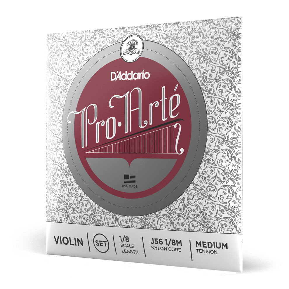 D'Addario Violin Strings Set J56 Medium Tension D'Addario Pro/Arte 1/8M []