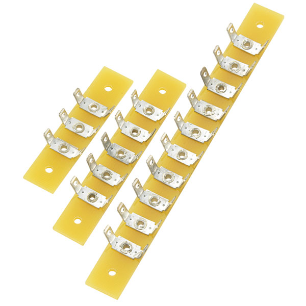 Tru Components Terminal Strip 5 Poles Epoxy 59 x 10 x 1.6mm