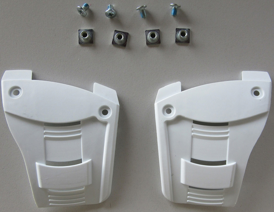 Scott 550 Motocross Buckle Plate, white, Size 42 43 44 45, white, Size 42 - 45