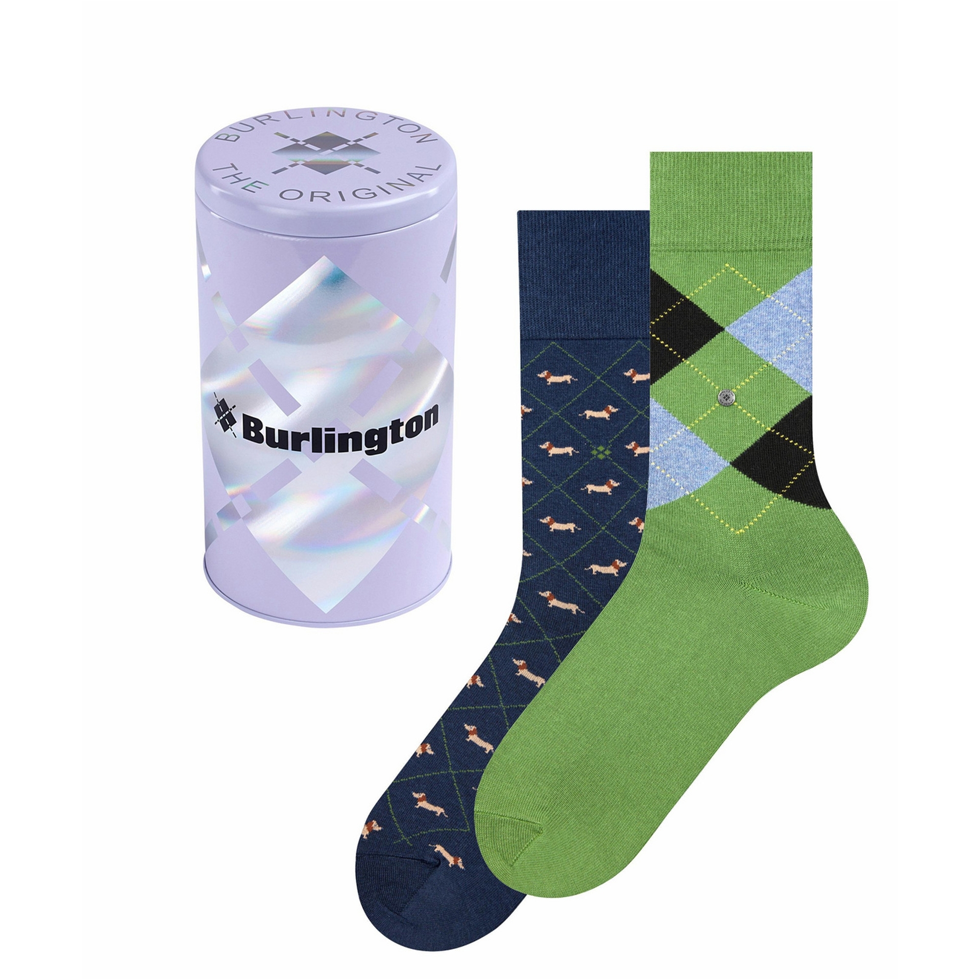 Burlington Socks Neutral Gift Tin Men Socks | Multi | 20427-0010  Colo