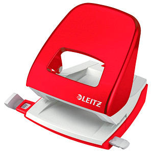 Leitz Nexxt Wow Hole Punch 30 Sheets Red