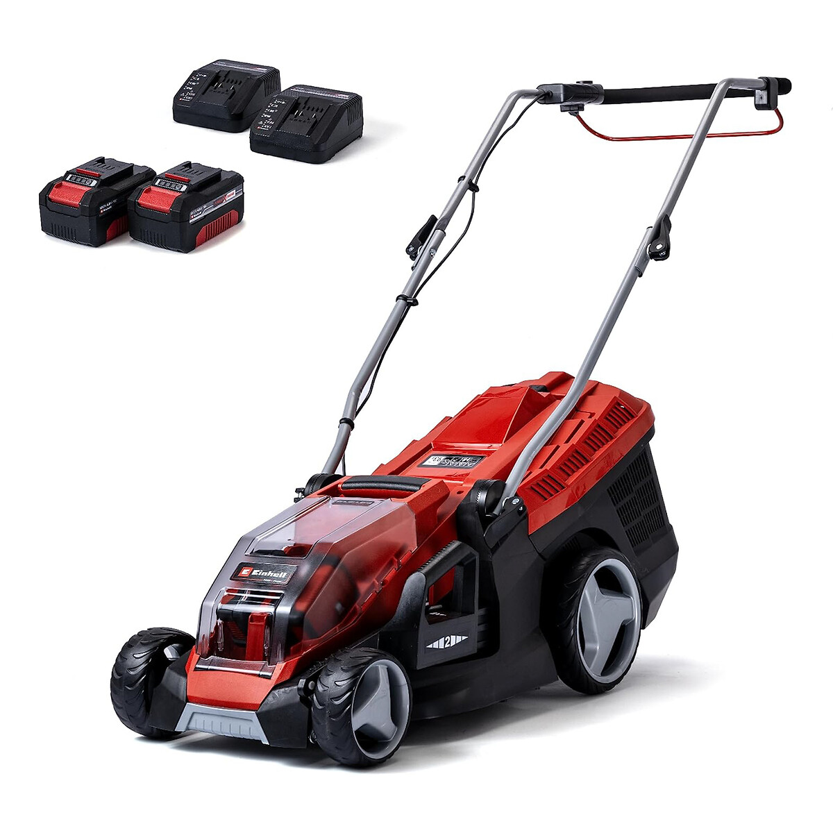 Einhell GE-CM 36/36 Li 36v Cordless Rotary Lawnmower 360mm 2 x 4ah Li-ion Charger