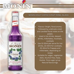 Monin Violette Violet Syrup | 70cl