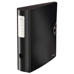 Leitz 10471095 Folder Active Solid A4 Black Spine 82mm 2 Brackets ...