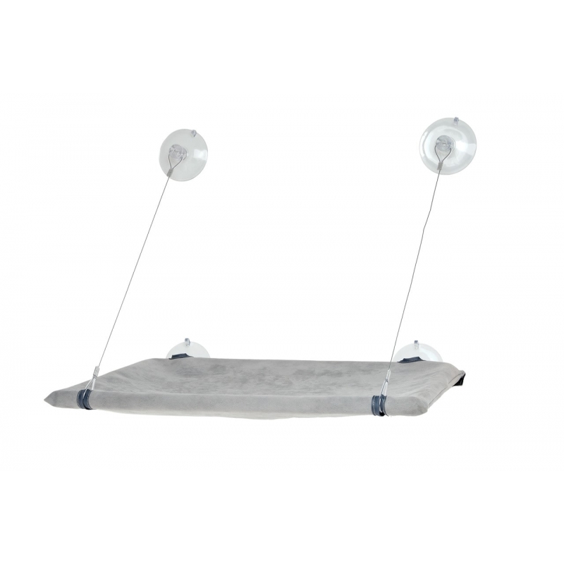 Karlie Window Bed - Grey - 51.5 x 31 x 2.5 cm (L x W x H)