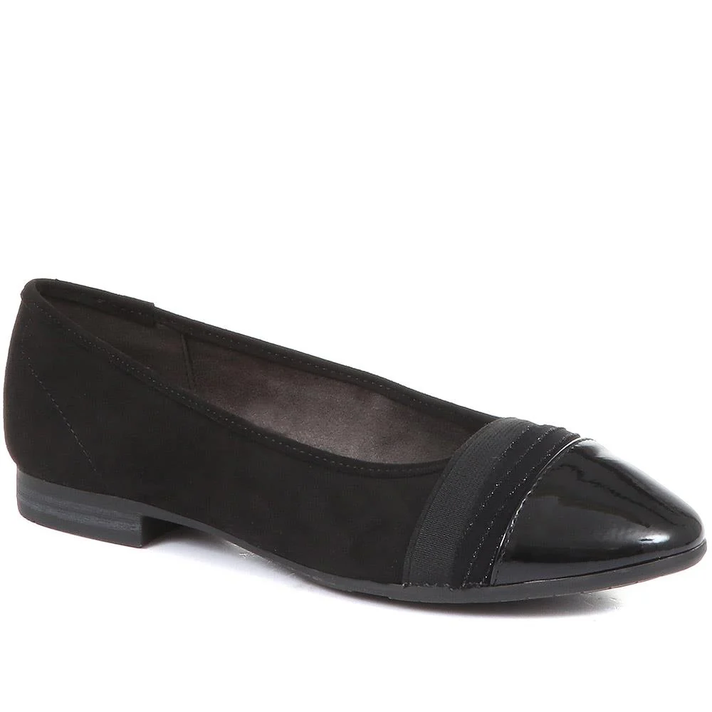 Pavers Women's Ballet Flats - JANSP34021 / 321 038 - Black 6
