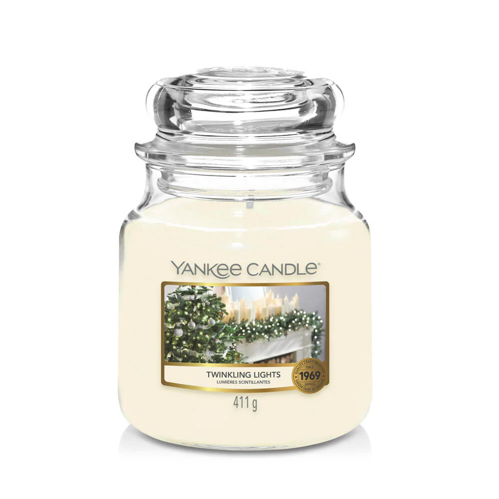 Yankee Candle Original Jar Candles Medium Twinkling Lights 411g