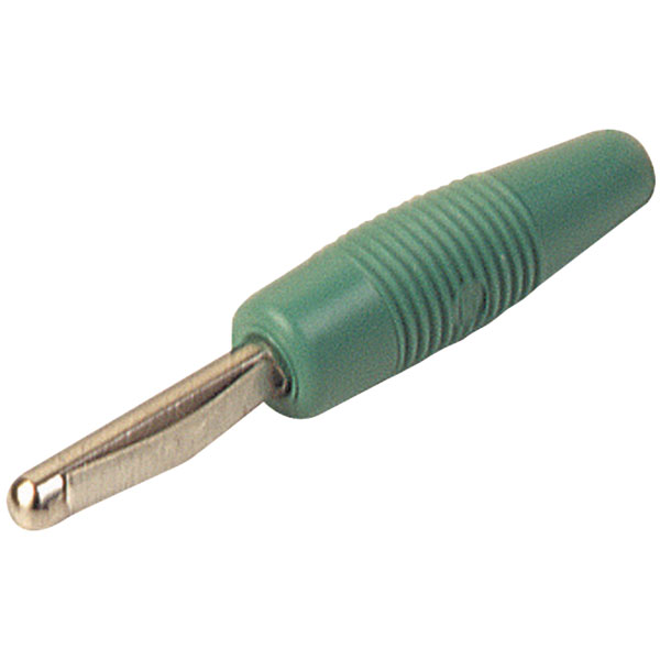 Fiche banane mâle Ø de la broche: 4 mm SKS Hirschmann VON 20 930046104 vert 1 pc(s)