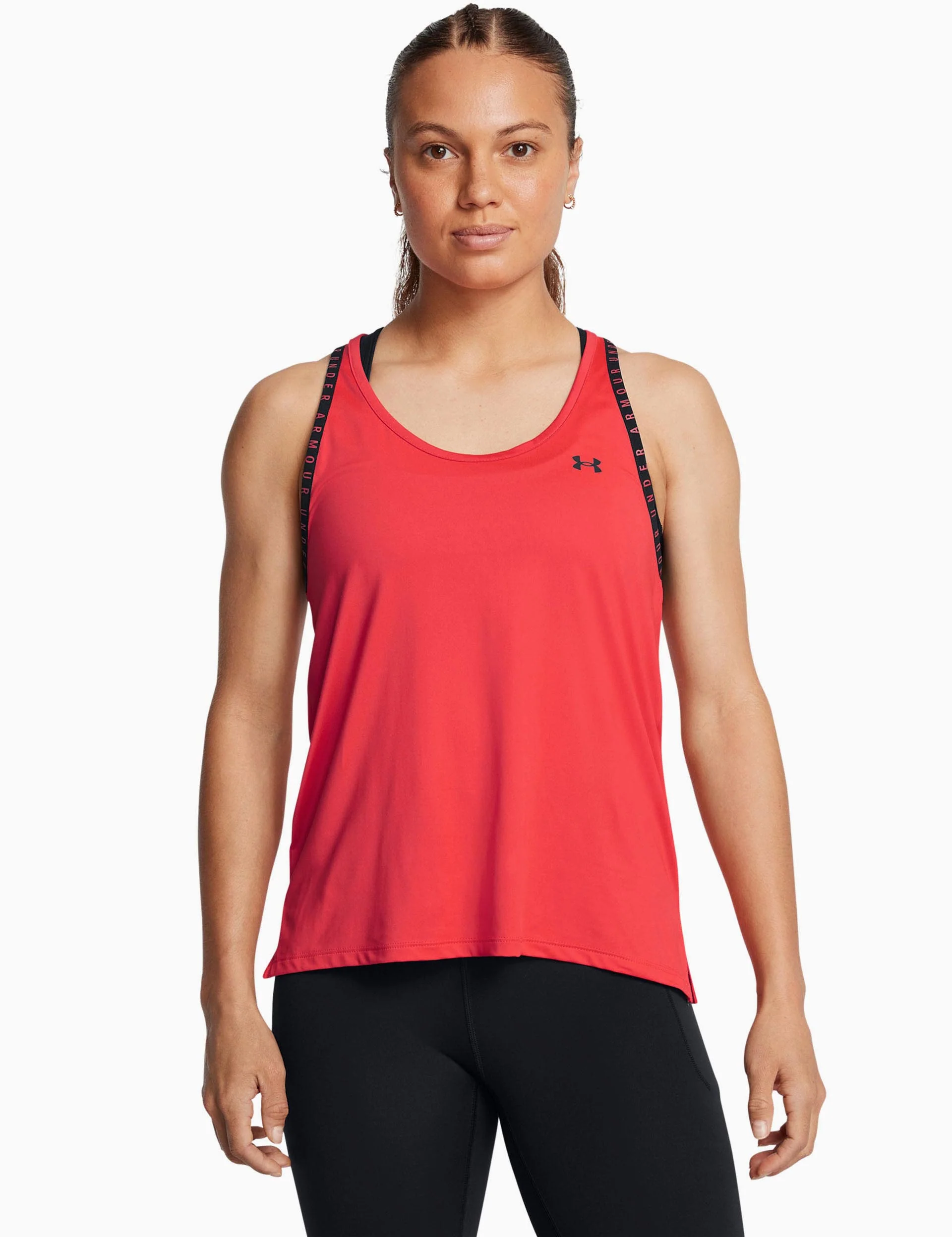 Women's Womens Knockout Activewear Tank Top - Red - Size: S