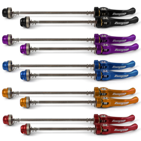 Hope Quick Release Wheel Skewers - Pair - Orange