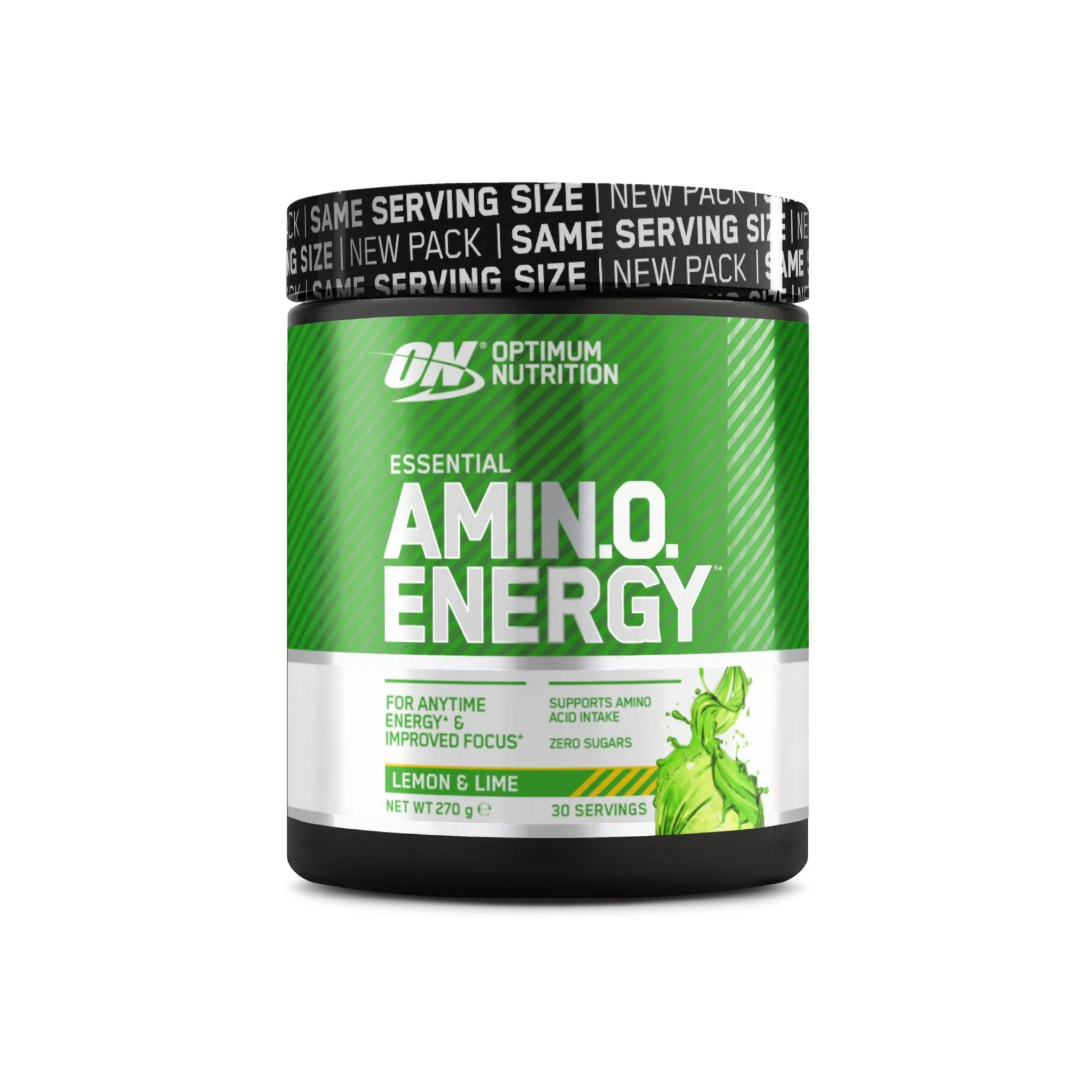 Optimum Nutrition Amino Energy Pre Workout Powder Keto Friendly with Beta Alanine Caffeine Amino Acids and Vitamin C 30 Servings 270g, Lemon & Lime