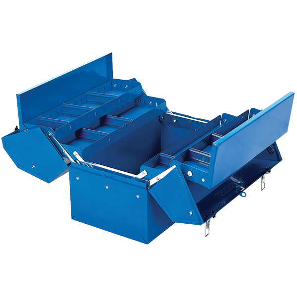 Draper Barn Type Tool Box With 4 Cantilever Trays, 460mm 48566