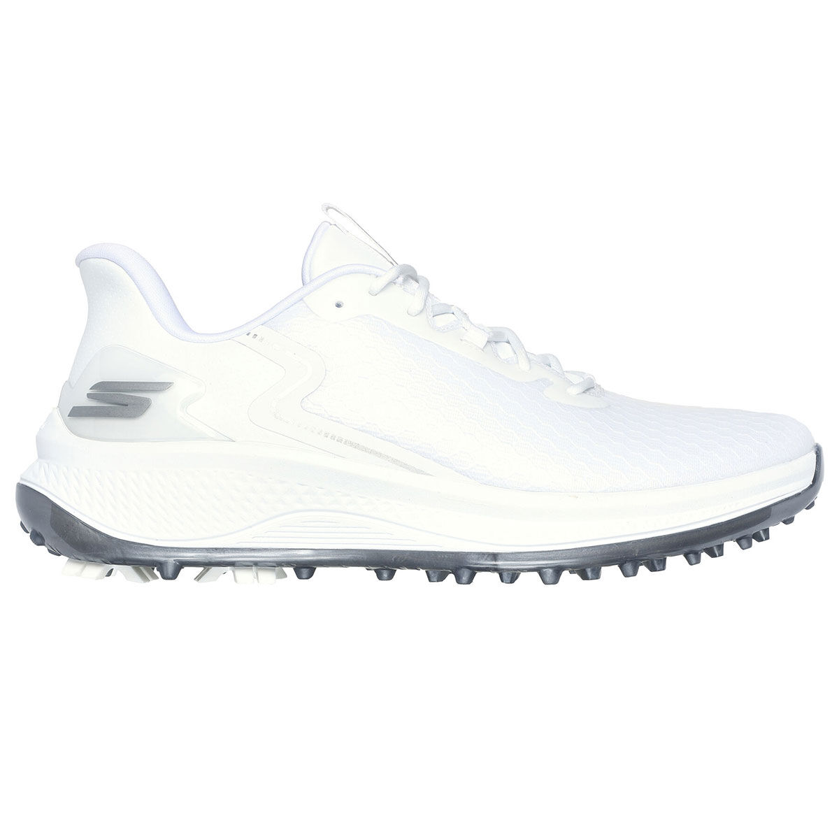  Men's GO GOLF Blade Waterproof Spikeless Golf Shoes, Mens, White, 8 | American Golf