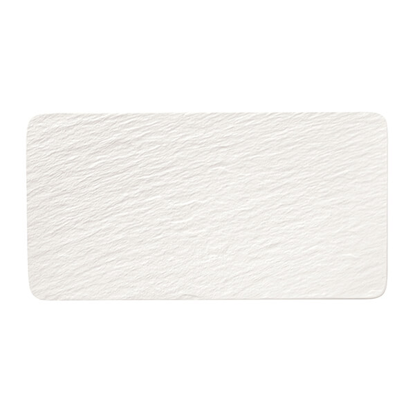 Villeroy & Boch 'Manufacture Rock' Blanc Rectangular 35cm Serving Plate|white