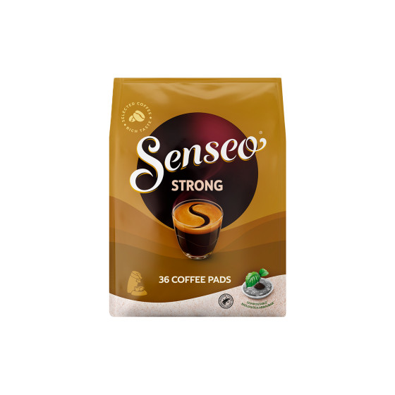 JDE Coffee Pads Jacobs Douwe Egberts "senseo® Strong", 36 Pcs.