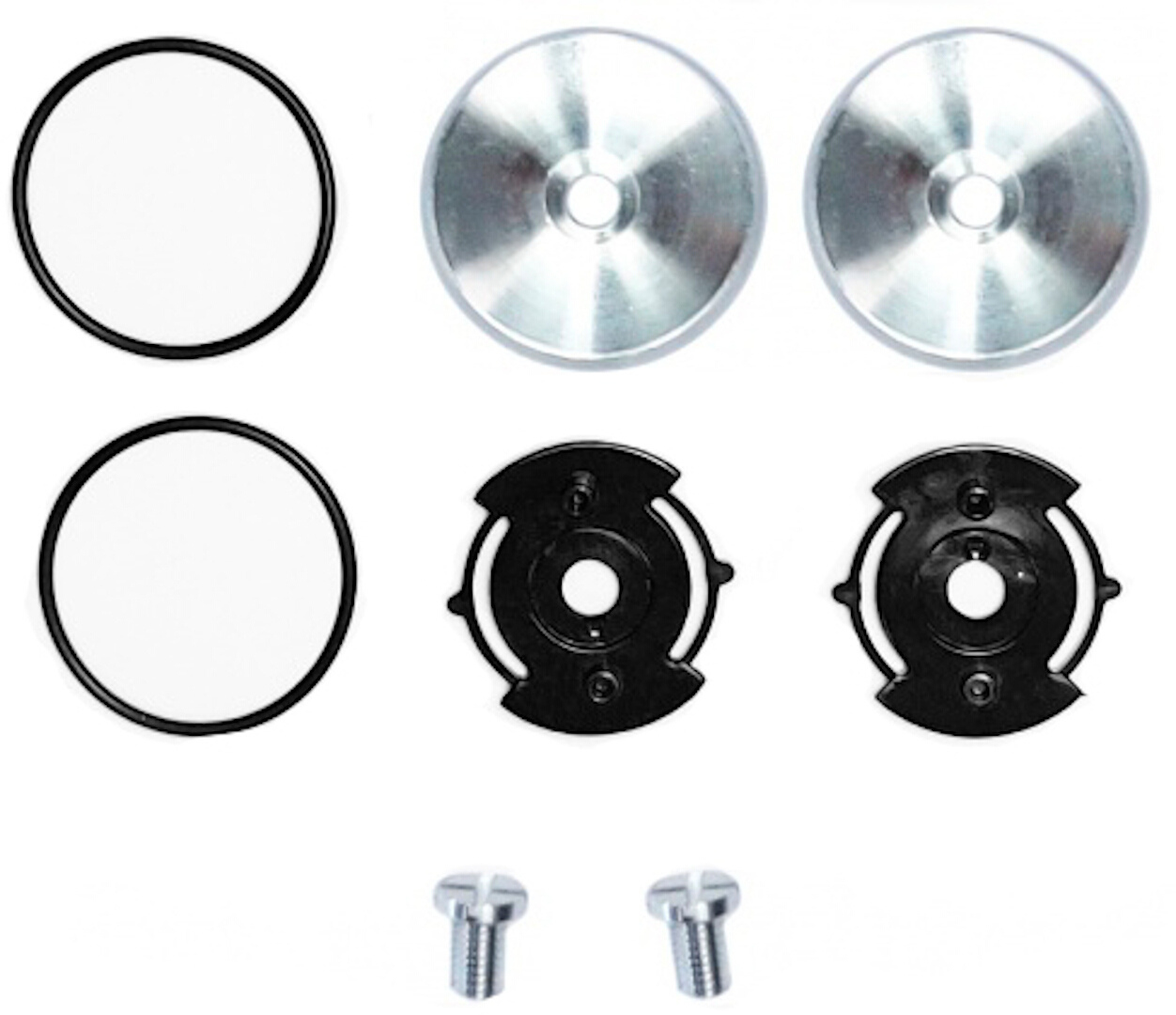 Nexx X.G100R Visor Mechanism, silver, silver, Size One Size