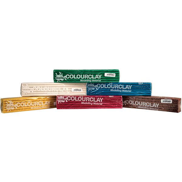 Scola 10103/24 Colour Clay 500g- Red