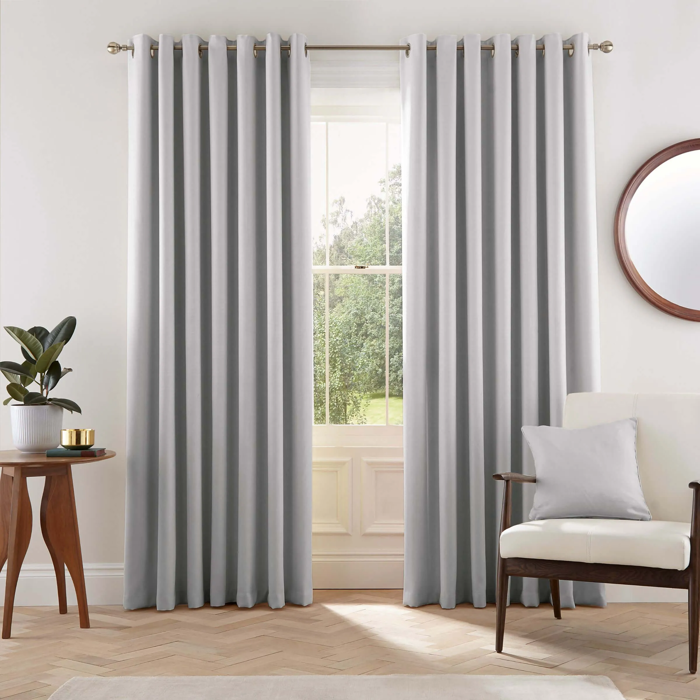 'Eden' Woven Lined Curtains