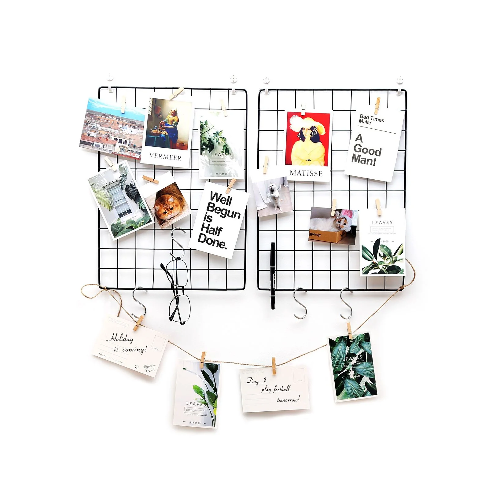 SONGMICS Grid Panel Photo Wall