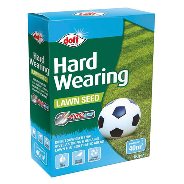 DOFF Hard Wearing Lawn Seed 1kg